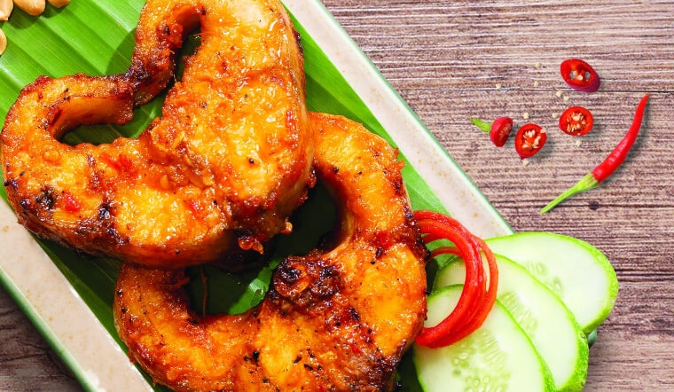 Cá bớp nướng muối ớt