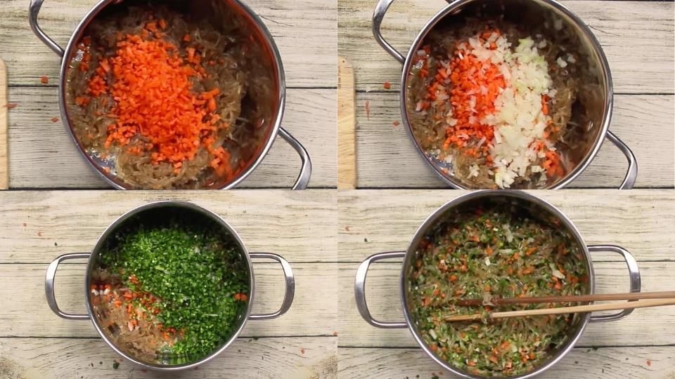 Nhân bánh Hotteok mặn