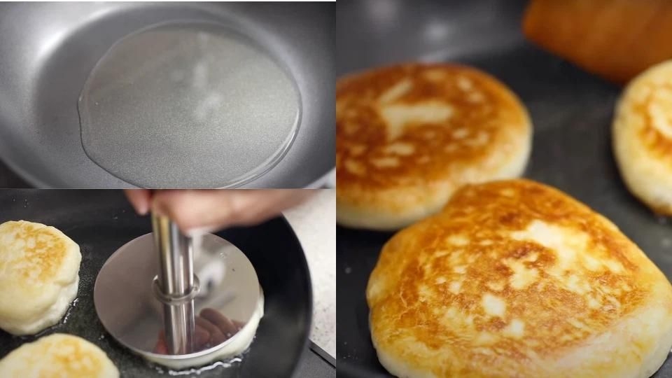Cách chiên bánh Hotteok nhân mặn