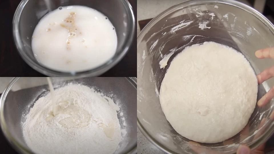 Vỏ bánh Hotteok nhân phô mai kéo sợi