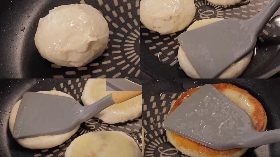 Cách chiên bánh Hotteok nhân các loại đậu