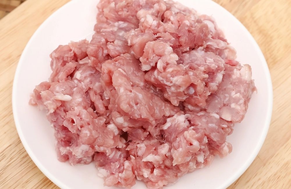 thịt heo xay làm thịt băm sốt cà chua