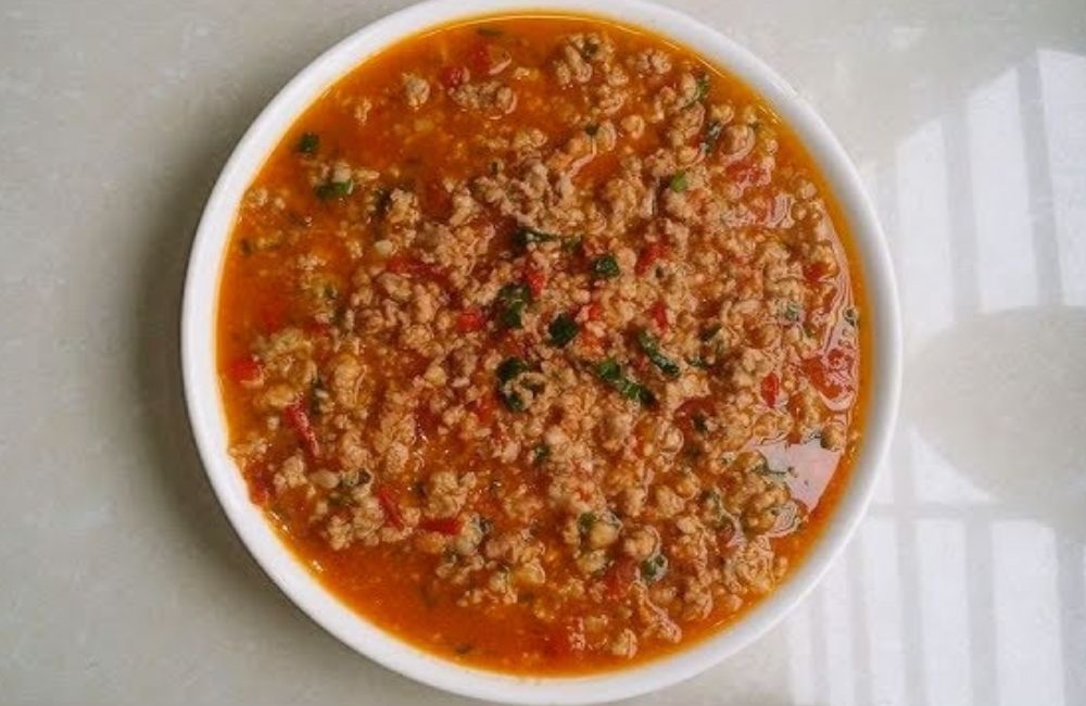 thành phẩm làm thịt băm sốt cà chua