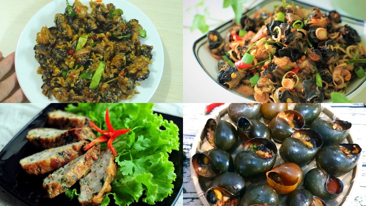 Ốc nhồi có thể biến tấu thành nhiều món ngon mang hương vị đặc trưng khó cưỡng