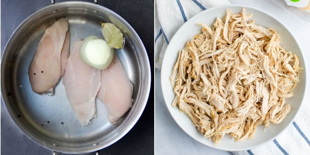 Sơ chế và luộc thịt gà