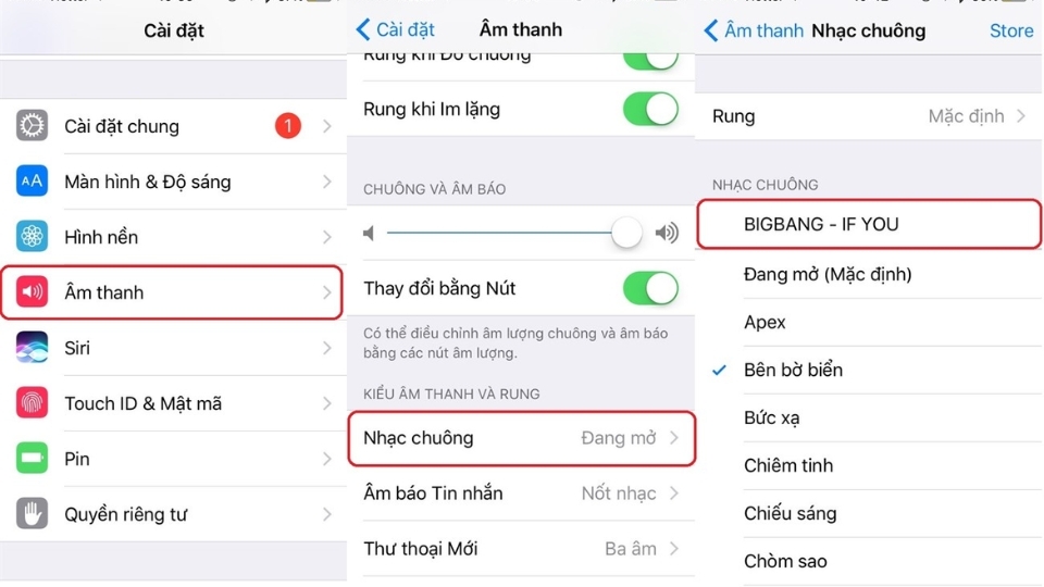 Cách đặt nhạc chuông báo thức trên iphone