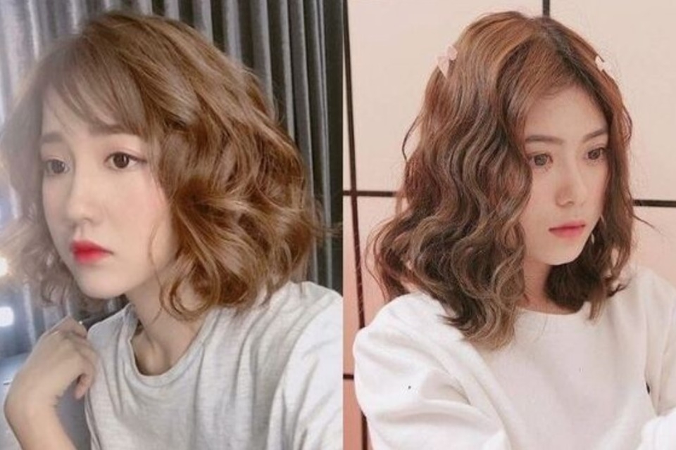 Uốn sóng lơi ngang vai