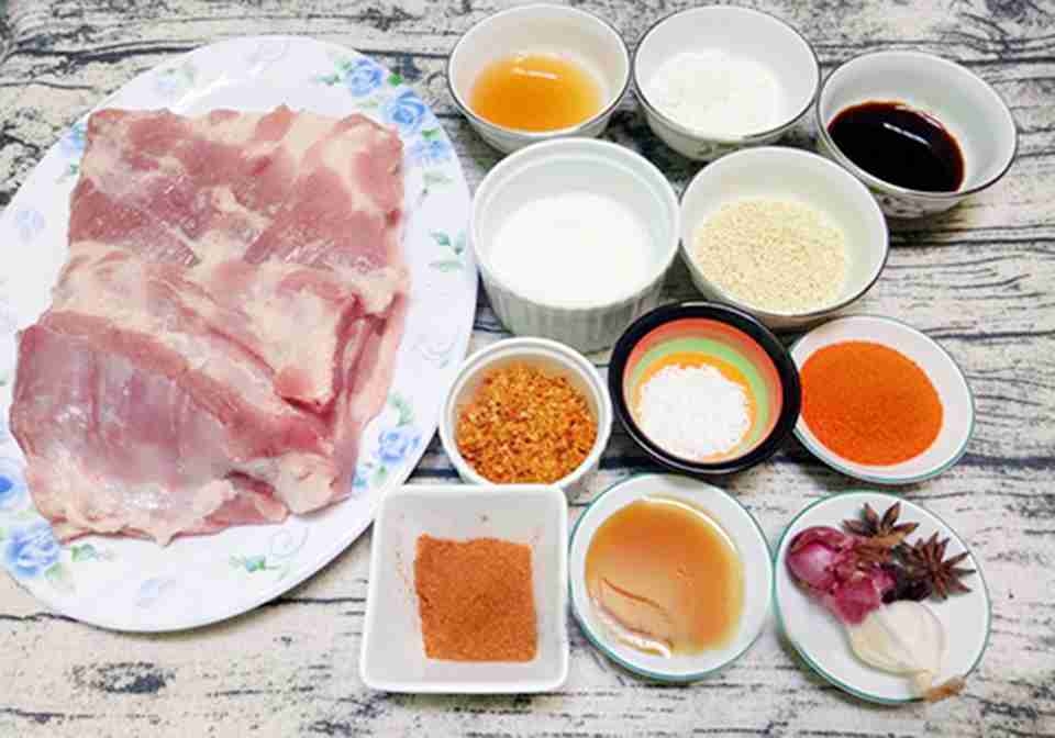 Các nguyên liệu cần chuẩn bị để nấu ăn