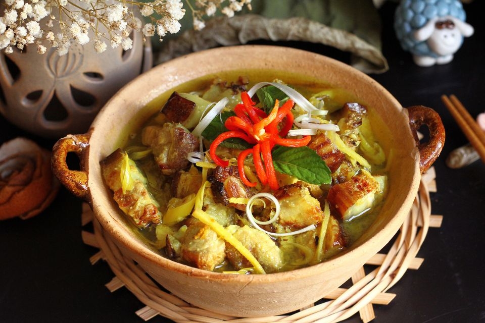 Chân giò nấu giả cầy 8