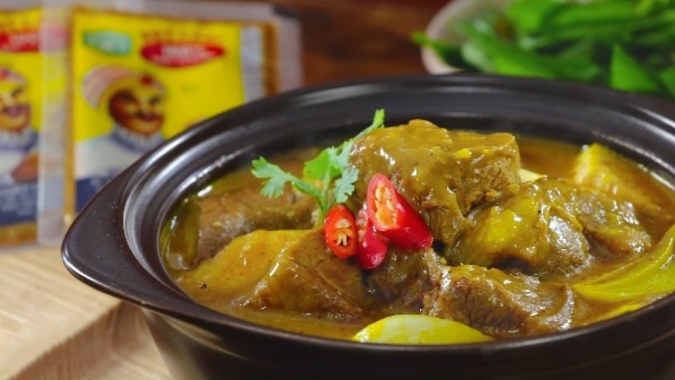 Cà ri dê có hương vị thơm đặc trưng được nhiều người yêu thích