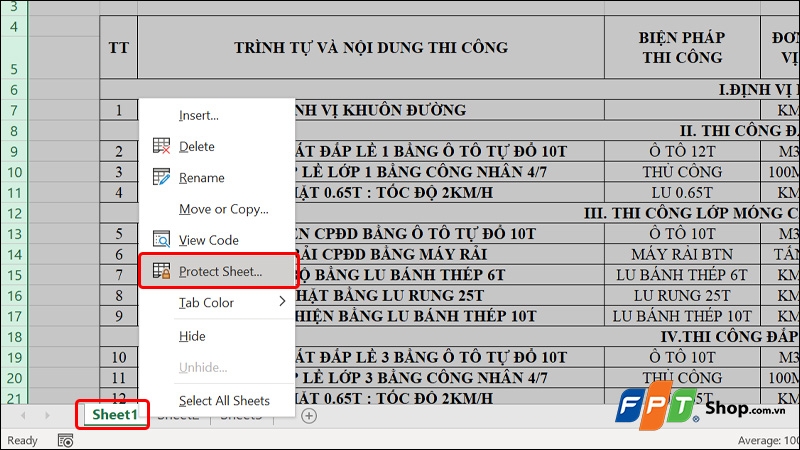 Cách khóa ô trong Excel - hình 1