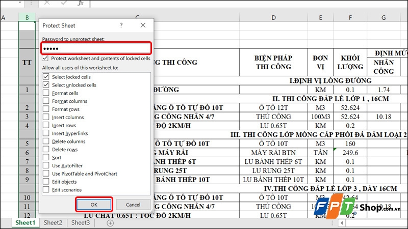 Cách khóa ô trong Excel - hình 11
