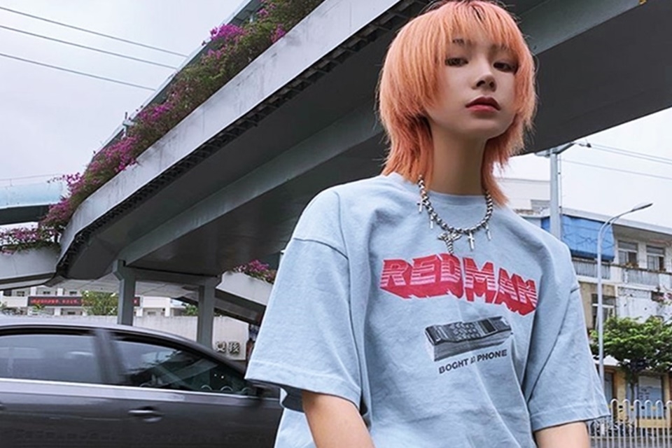 Tóc bob mullet layer nữ mặt tròn cá tính