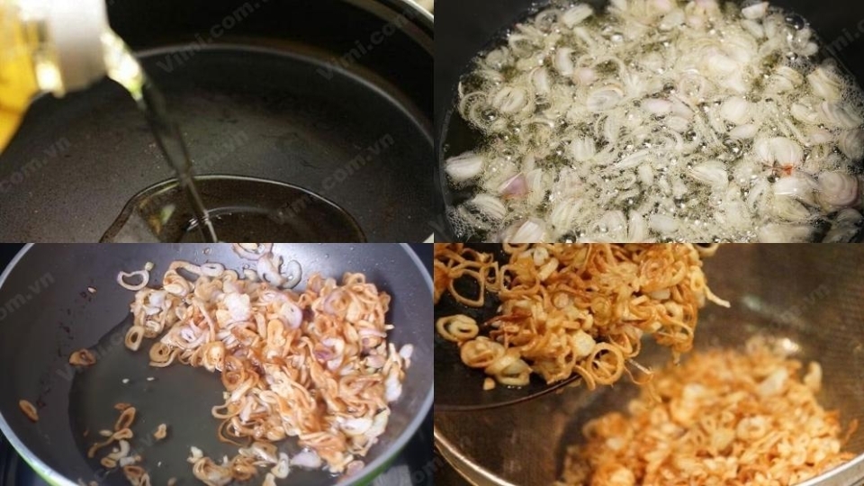 cách làm hành phi