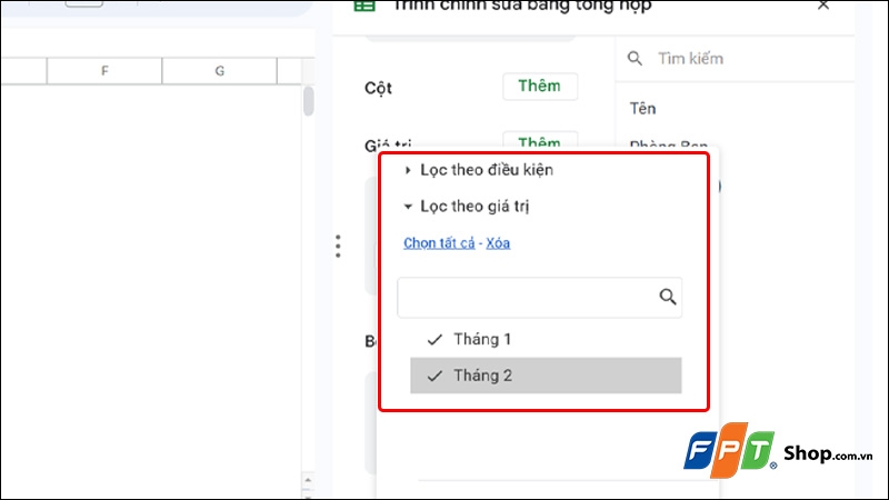 Chèn Pivot Table trong Google Sheet - hình 12