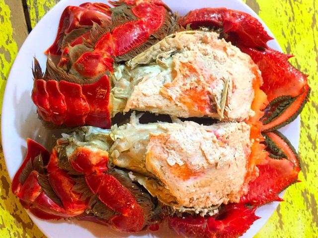 Thịt cua huỳnh đế hấp dai ngọt, cực thơm