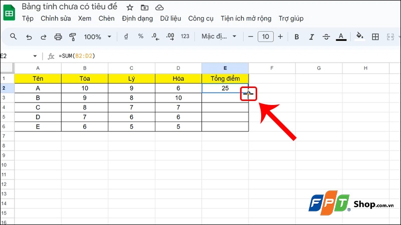 Kéo thanh công thức nhanh - hình 1