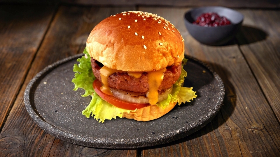 Thành phẩm hoàn chỉnh của bánh hamburger