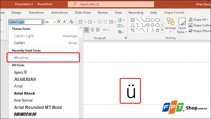 Đánh dấu tích trong PowerPoint - hình 15