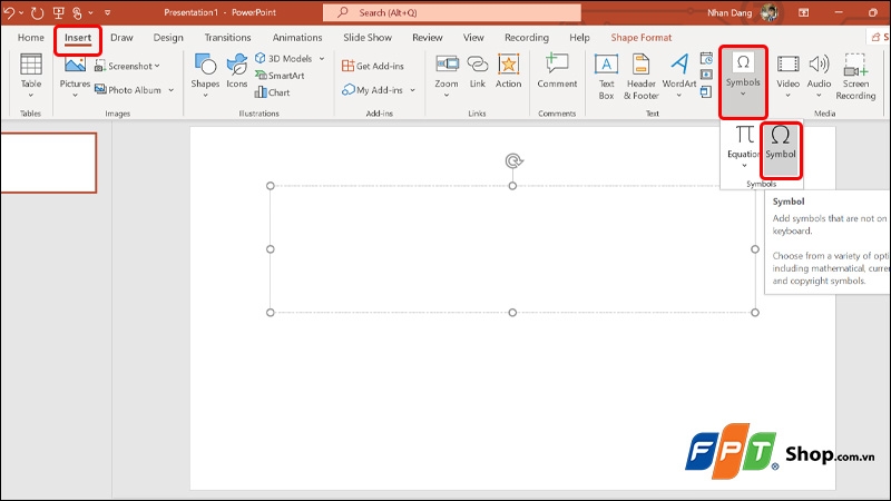 Đánh dấu tích trong PowerPoint - hình 2