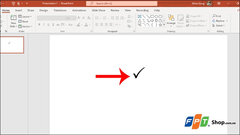 Đánh dấu tích trong PowerPoint - hình 4