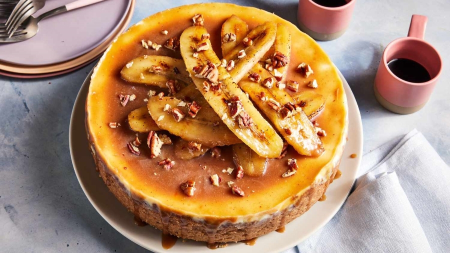 Bánh cheesecake chuối