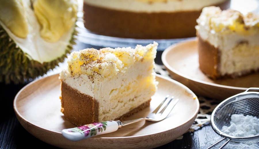 Bánh cheesecake sầu riêng