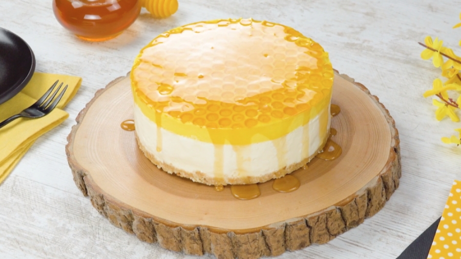 Bánh cheesecake mật ong