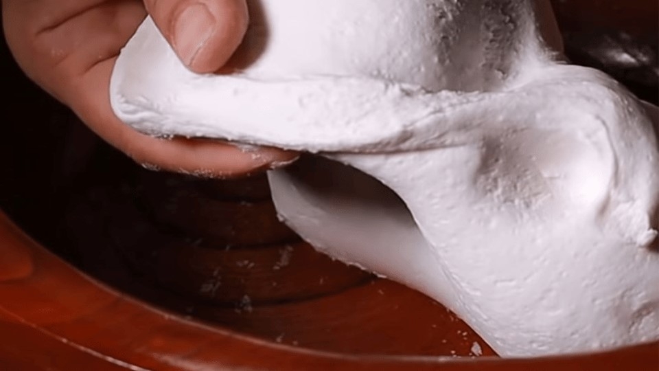 Thành phẩm được khối bột dẻo