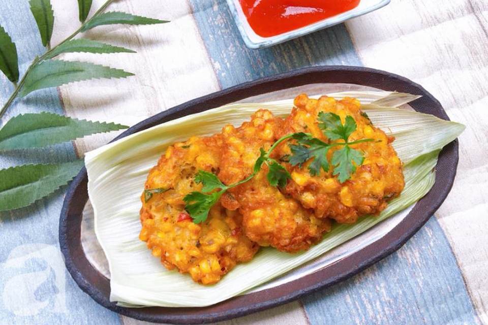 Bánh bắp chiên ngọt