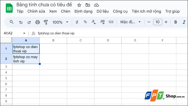 Wrap text trong Google Sheets - hình 5