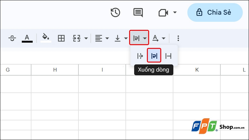 Wrap text trong Google Sheets - hình 6