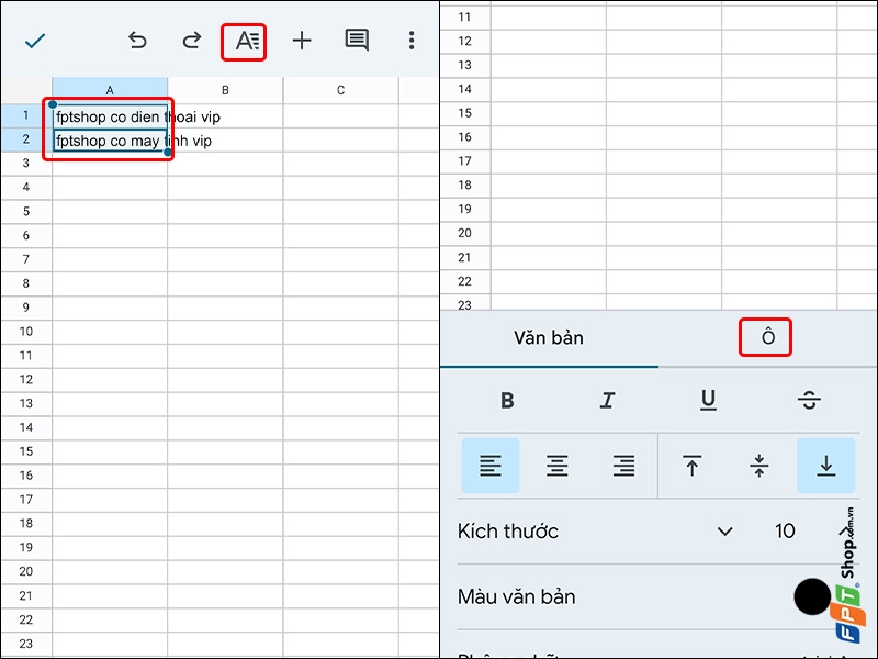 Wrap text trong Google Sheets - hình 8