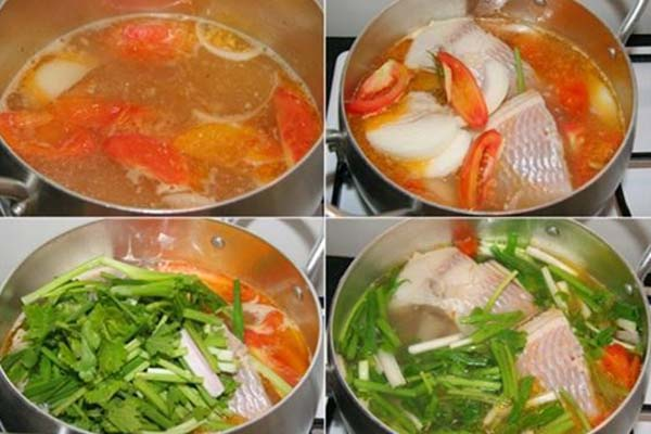 04 bước chế biến cá điêu hồng nấu ngót
