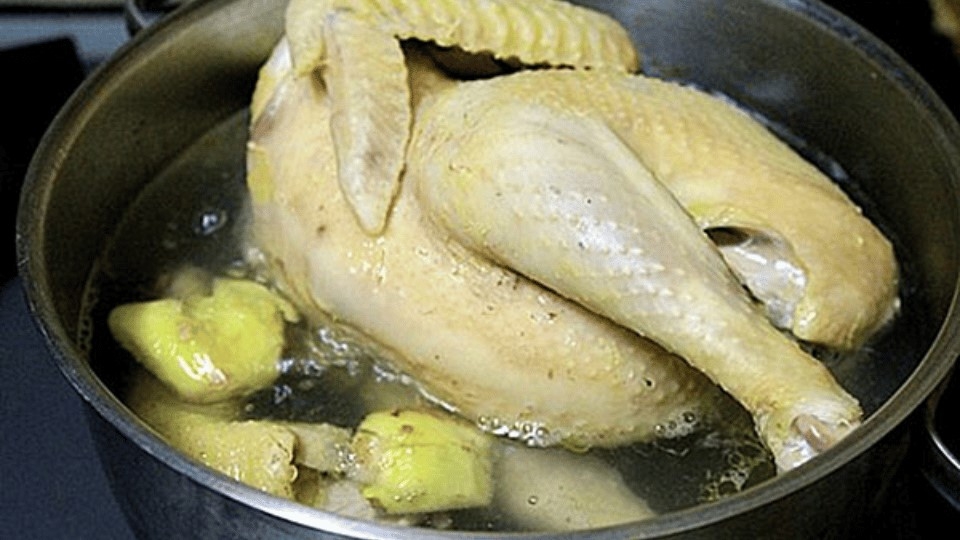 Luộc gà
