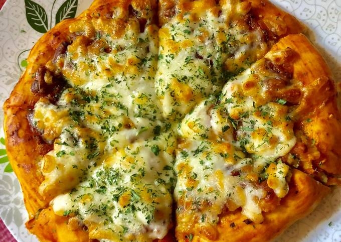 Pizza khoai lang