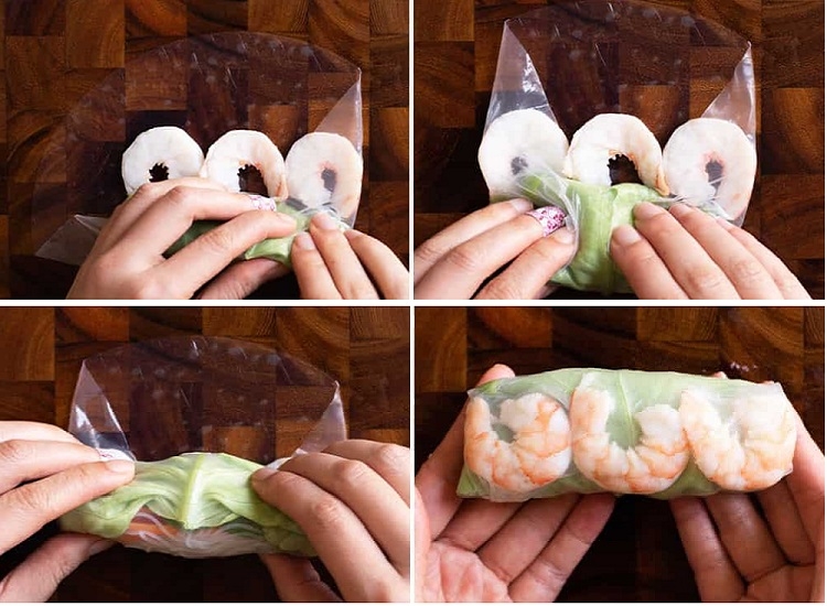 Trổ tài cùng cách làm gỏi cuốn tôm thịt hấp dẫn, lạ miệng