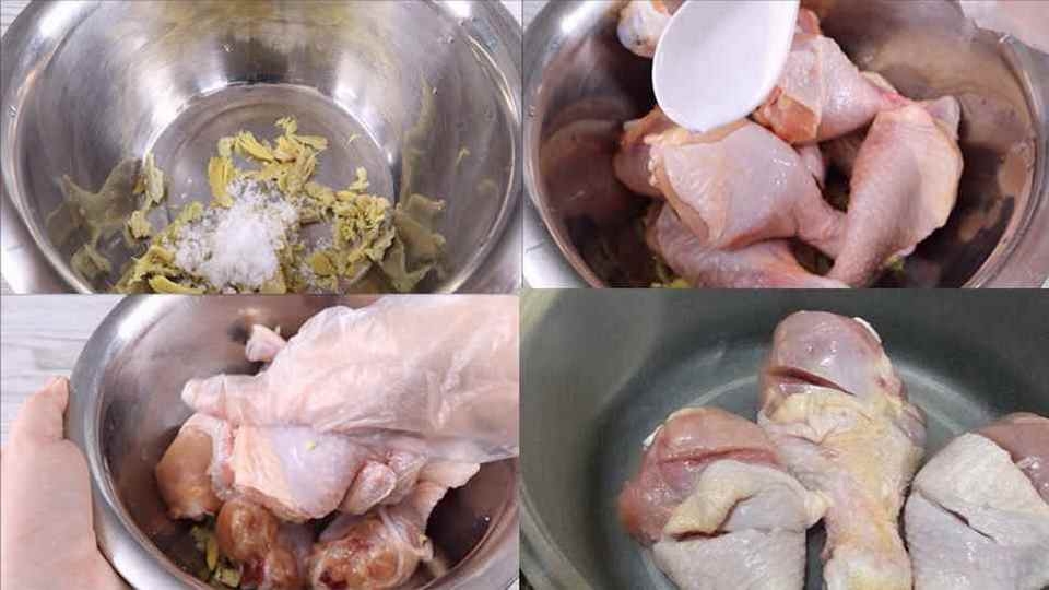 cách nấu gà roti ngon 3