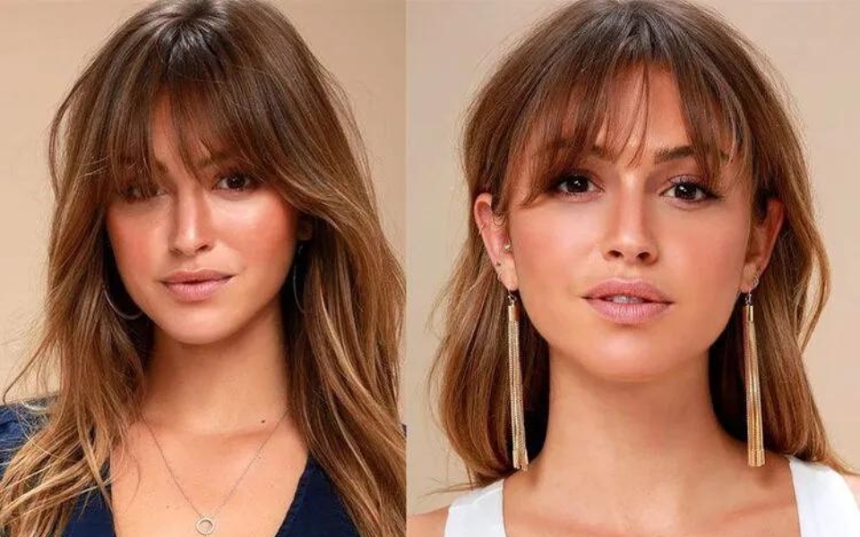 Tóc mái bay theo kiểu Pháp