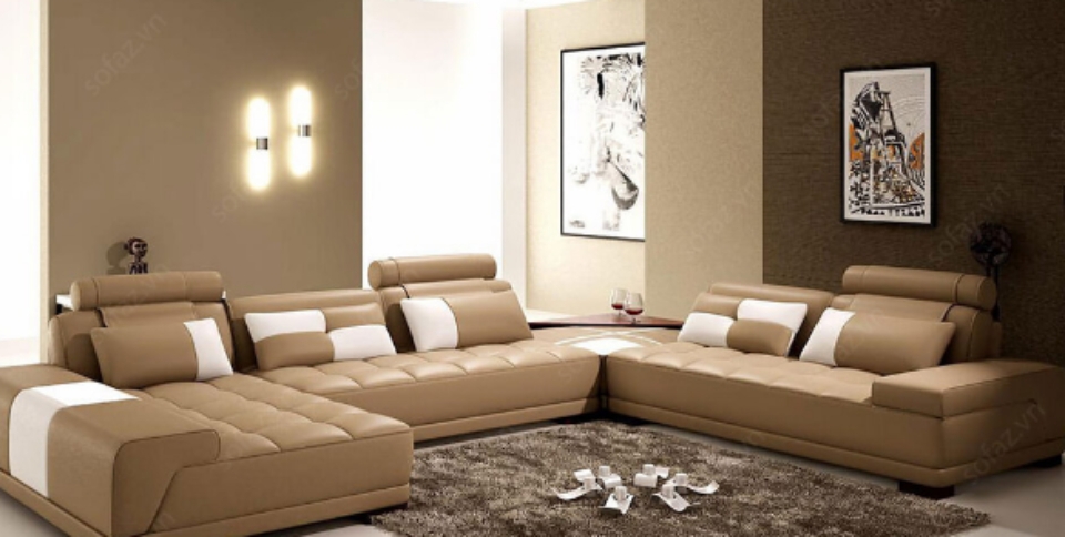 Đồ nội thất Xử nữ hợp màu xanh da trời, nâu cà phê