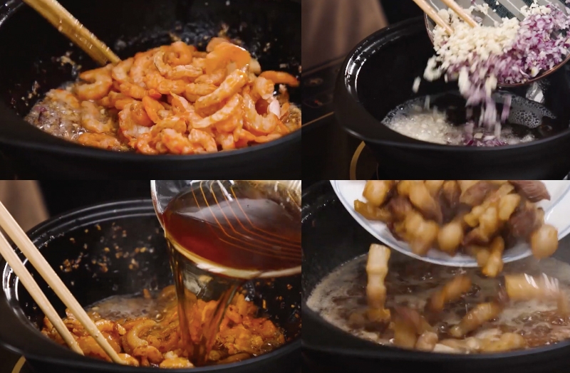 Cách làm kho quẹt tóp mỡ 8