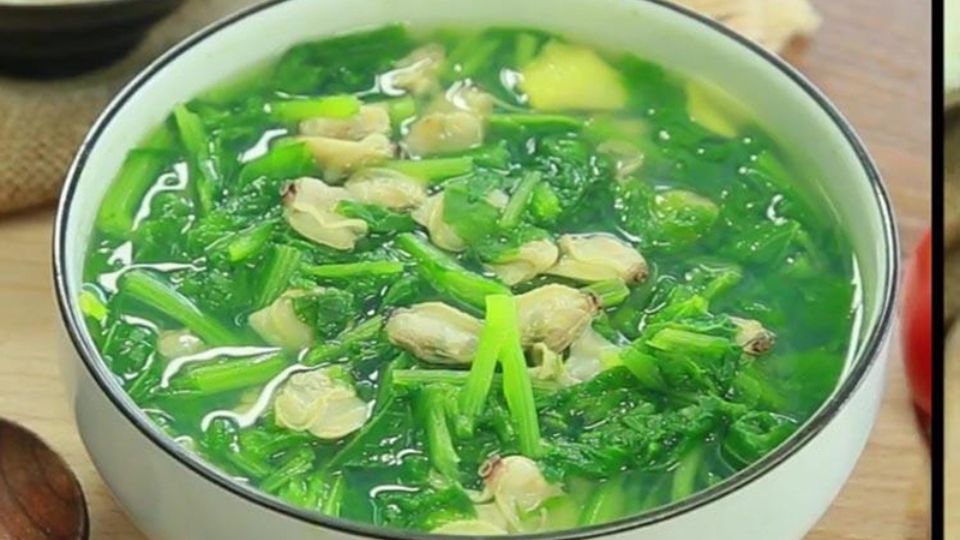 Canh ngao cải ngọt