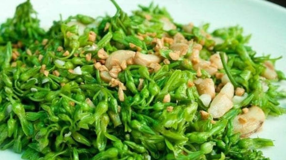 hến xào bông thiên lý