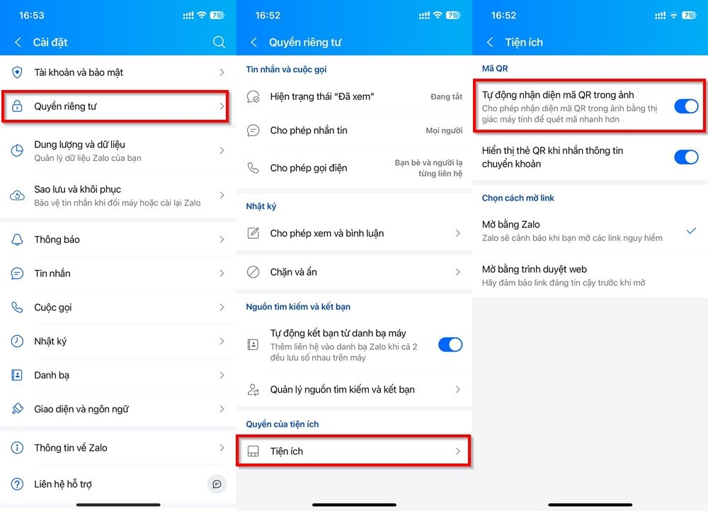 Cách khắc phục Zalo không nhận diện được mã QR 3