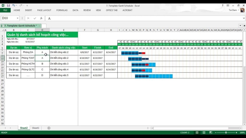 Ứng dụng trong công việc và học tập của Excel Online - Hình 1