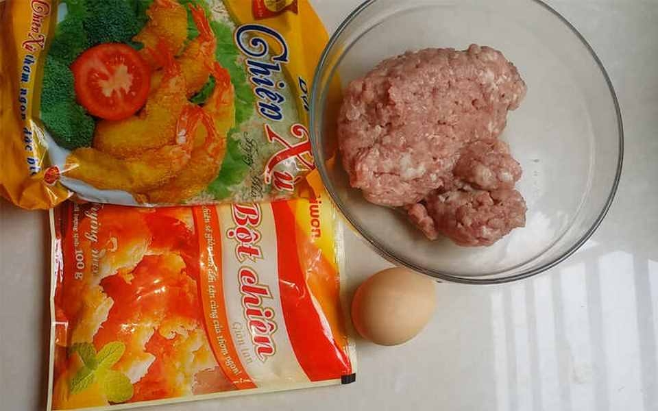 Sắp xếp các loại nguyên liệu cần thiết