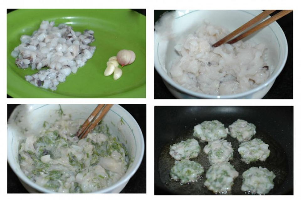 Tiếp tục trộn các nguyên liệu