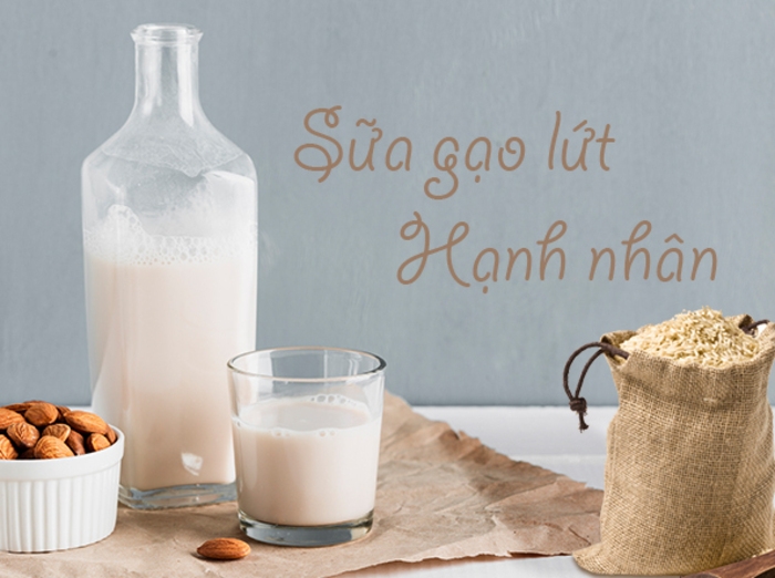 Sữa gạo lứt hạnh nhân có độ sánh mịn hoàn hảo, vị ngọt thơm và béo béo tự nhiên