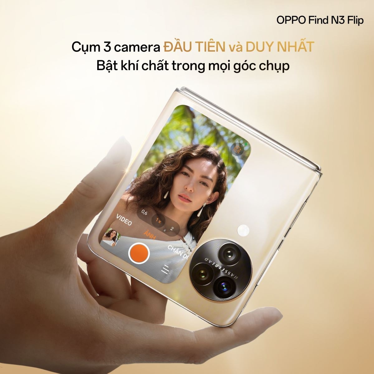 OPPO định nghĩa khái niệm "Gập để toả sáng" khi ra mắt Find N3 Flip (ảnh 5)