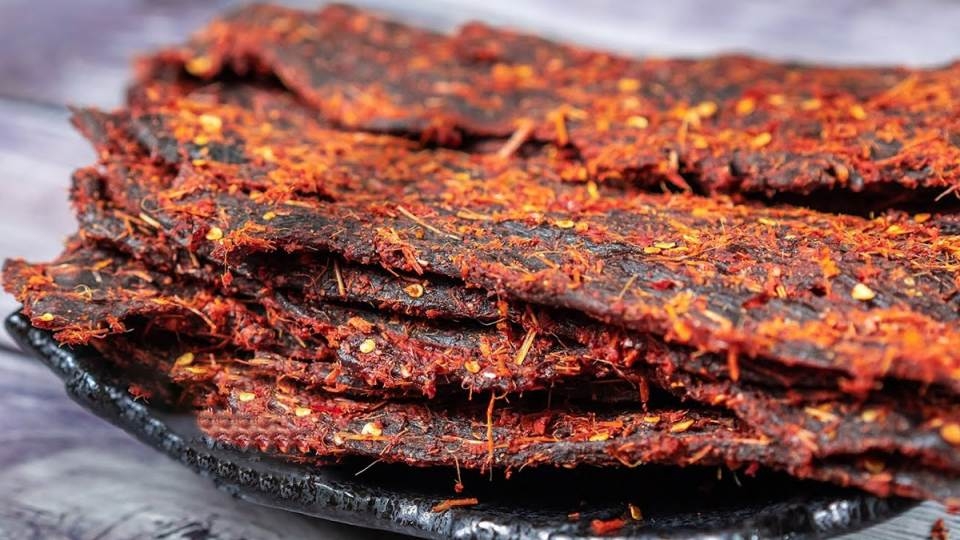 đồ ăn tuổi thơ - bò khô